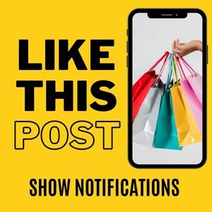 Like this post for show notifications‎